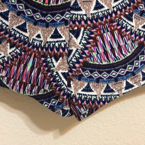 Pink Republic | Boho Print Overlap Skort. L - Picture 3 of 8